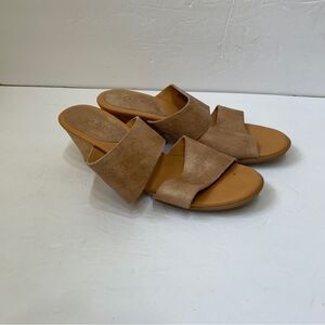 KORKS KORK-EASE LEATHER SANDALS IN‎ TAN